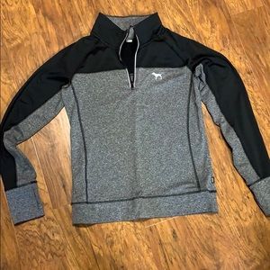 VS PINK ultimate quarter zip top